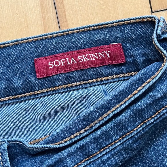 Lucky Brand Sofia Skinny Jeans Dark Wash Size 10 / 30 Ankle - Picture 6 of 8